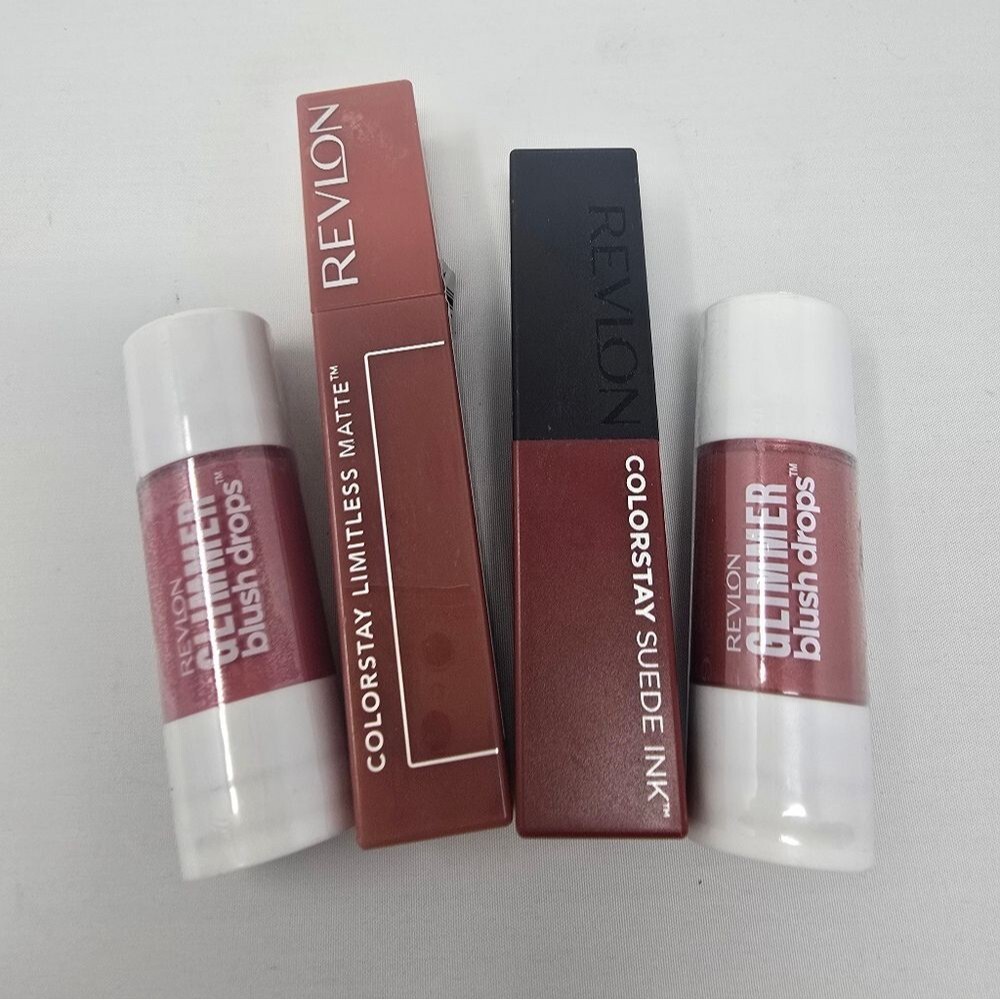 Revlon 4-Piece Lip & Cheek Color Bundle